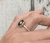 Made to Order Dainty Faceted Ocean Jasper Sterling Silver Ring