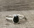 Geometric Faceted Green Watermelon Tourmaline Sterling Silver Ring Size 10.5-11.5
