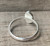 Geometric Faceted Watermelon Tourmaline Sterling Silver Ring Size 7.5-8.5