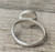 Oval Faceted Black White Snowflake Jasper Sterling Silver Ring Size 8.75-9.75