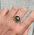 Elegant Hexagon Shape Faceted Labradorite Sterling Silver Solitaire Ring