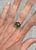 Elegant Hexagon Shape Faceted Labradorite Sterling Silver Solitaire Ring