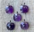Romantic Faceted Cushion Cut Purple Amethyst Sterling Silver Ring 