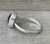 Romantic Faceted Cushion Cut Purple Amethyst Sterling Silver Ring 