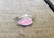 Romantic Valentine's Day Horizontal Astrological Marquise Rose Pink Chalcedony Sterling Silver Ring