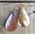 Large Teardrop or Pear Shaped Hammered Texture 14 Karat Rose Gold Boho Chic Earrings | Rose Gold Earrings | Boho | Dangle Earrings