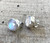 Large Round Faceted Rainbow Moonstone Sterling Silver Stud Earrings | Moonstone Earrings | Stud Earrings | June Birthstone Earrings Large Round Faceted Rainbow Moonstone Sterling Silver Stud Earrings | Moonstone Earrings | Stud Earrings | June Birthstone Earrings