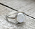 Large Round Faceted Rainbow Moonstone Sterling Silver Ring