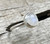 Large Round Faceted Rainbow Moonstone Sterling Silver Ring