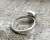 Large Round Faceted Rainbow Moonstone Sterling Silver Ring