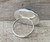 Large Round Geometric Rose Cut Golden Tiger Eye Sterling Silver Statement Ring
