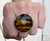 Boho Chic Large Round Geometric Rose Cut Golden Tiger Eye Statement Ring in Sterling Silver