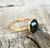 Elegant Cube Cut Geometric Black Onyx 14 Karat Gold Ring | Onyx Gold Ring | Labradorite Ring | Carnelian Ring | Lapis Ring | Gold Ring