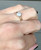 Solitaire Moonstone Ring with 14K Gold Filled Ring Band