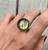 Choose Your Stone Large Round Flashy Labradorite Sterling Silver Ring of Protection 