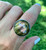 Choose Your Stone Large Round Flashy Labradorite Sterling Silver Ring of Protection  Choose Your Stone Large Round Flashy Labradorite Sterling Silver Ring of Protection