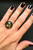 Choose Your Stone Large Round Flashy Labradorite Sterling Silver Ring of Protection 