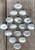 Horizontal White or Black Mother of Pearl Oval Sterling Silver Ring 