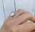 Large Oval Simulated Opal Elegant Birthstone Ring in Sterling Silver | Opal Ring | Silver Ring | Boho | Rocker | Birthstone Ring