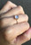 Elegant Solitaire Moonstone Prehnite Chalcedony Ruby Labradorite or Sapphire 8mm Round Birthstone Ring in 14 Karat Gold