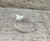 Mermaid Square Cushion Cut Mother of Pearl Sterling Silver Ring 