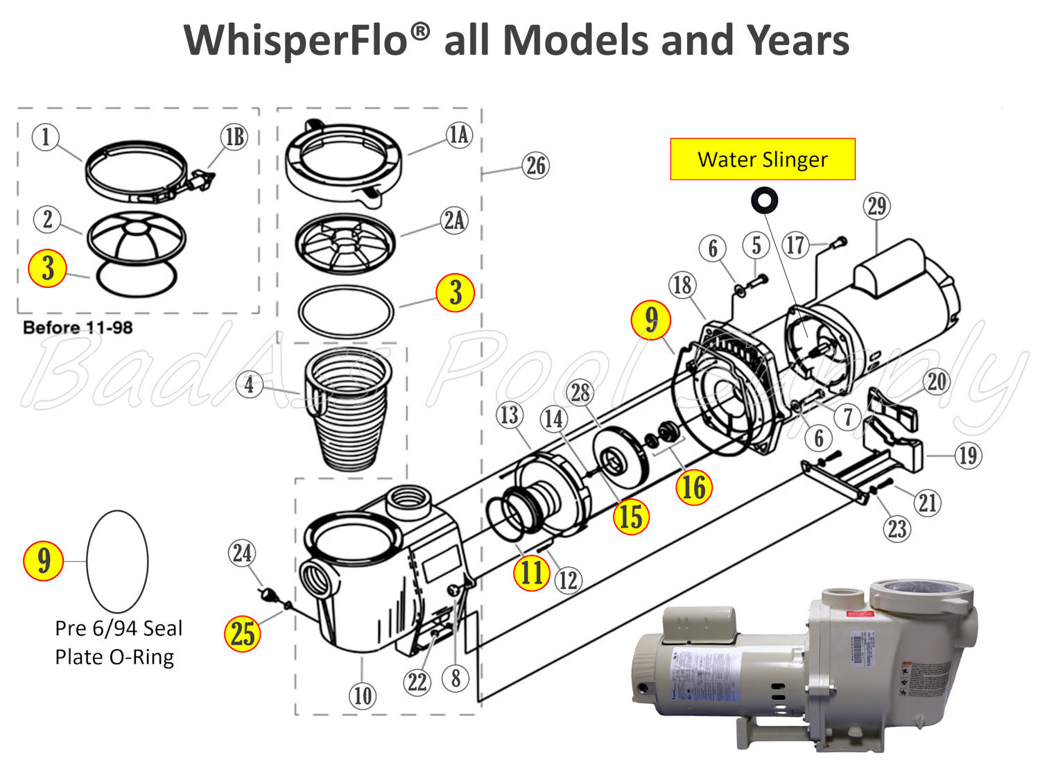 WhisperFlo Rebuild Kit