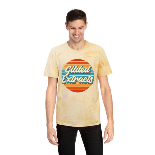 Gilded Retro Sun Color Blast T-Shirt