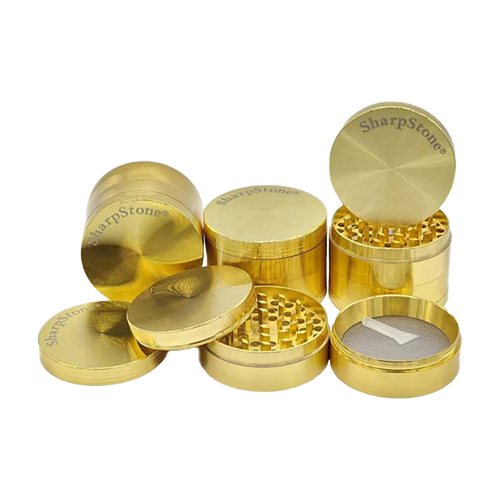 Sharpstone Grinder 4pc 2.5" 60mm - Gold