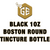 Black 1oz Boston Round Tincture Bottle w/ Dropper Lid