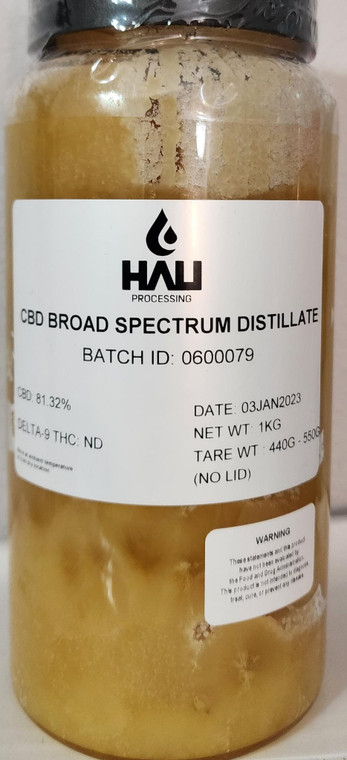 Broad Spectrum CBD Distillate - HAU
