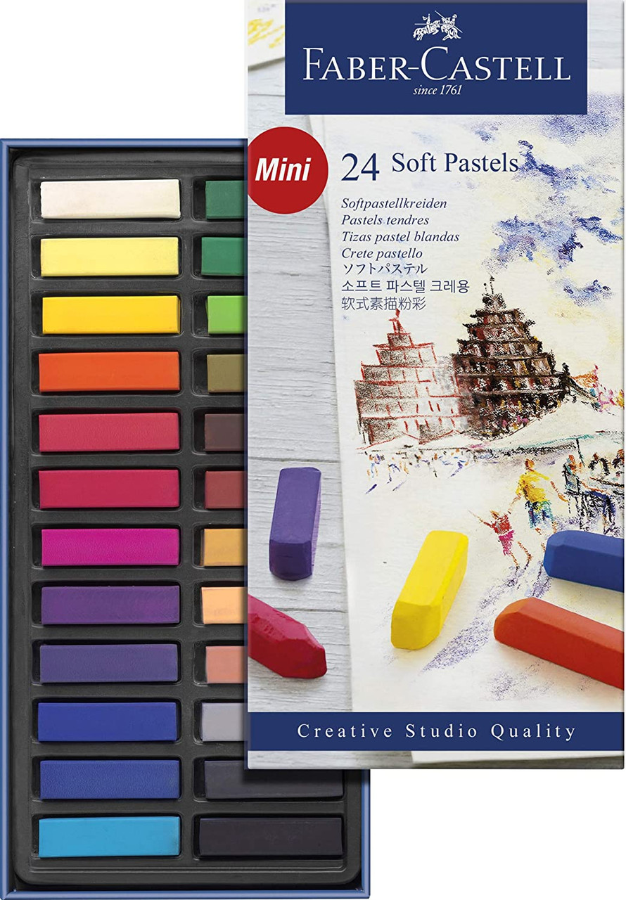 PRO ART Juego de tiza pastel, 36 unidades (paquete de 1), colores vivos