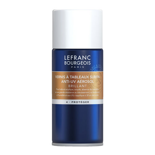 Barniz aerosol brillante para óleo y acrílico - Lefranc & Bourgeois - 150ml