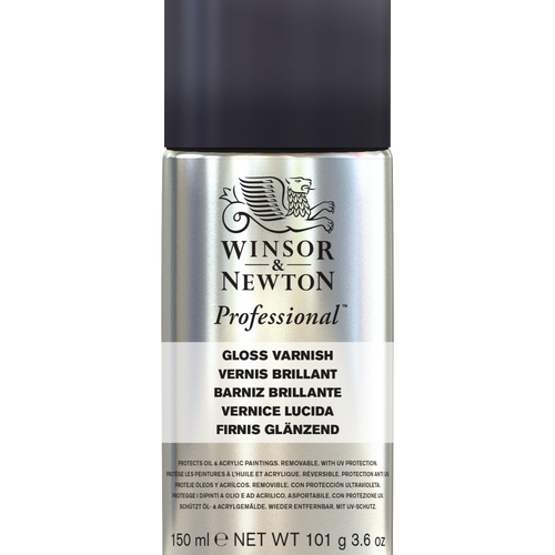 Barniz aerosol brillante para óleo y acrílico - Winsor & Newton - 150ml