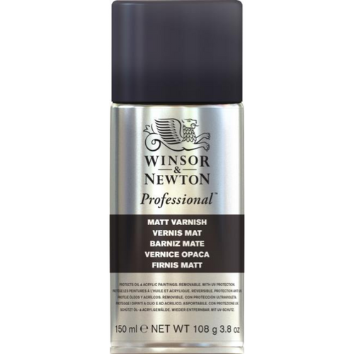 Barniz aerosol mate para óleo y acrílico Winsor & Newton 150ml