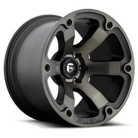 Fuel Off-Road Beast Wheel - Black & Milled w/ Dark Tint Fuel Off-Road Beast Wheel - Black & Milled w/ Dark Tint
