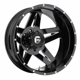 Fuel Off-Road Full Blown Rear Dually Wheel - Chrome Fuel Off-Road Full Blown Rear Dually Wheel - Chrome