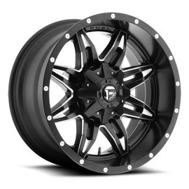 Fuel Off-Road Lethal Wheel - 1-Pc. Black & Milled Fuel Off-Road Lethal Wheel - 1-Pc. Black & Milled