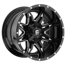Fuel Off-Road Lethal Wheel - 2-Pc. Black & Milled Fuel Off-Road Lethal Wheel - 2-Pc. Black & Milled
