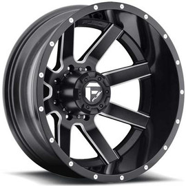 Fuel Off-Road Maverick Rear Dually Wheel - Chrome & Black Fuel Off-Road Maverick Rear Dually Wheel - Chrome & Black