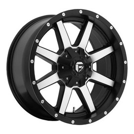 Fuel Off-Road Maverick Wheel - 1-Pc. Black & Machined Fuel Off-Road Maverick Wheel - 1-Pc. Black & Machined