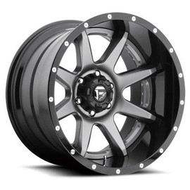 Fuel Off-Road Rampage Wheel - 2-Pc. Anthracite w/ Gloss Black Lip