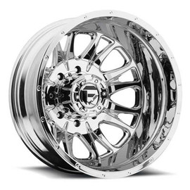 Fuel Off-Road Throttle Rear Dually Wheel - Chrome Fuel Off-Road Throttle Rear Dually Wheel - Chrome