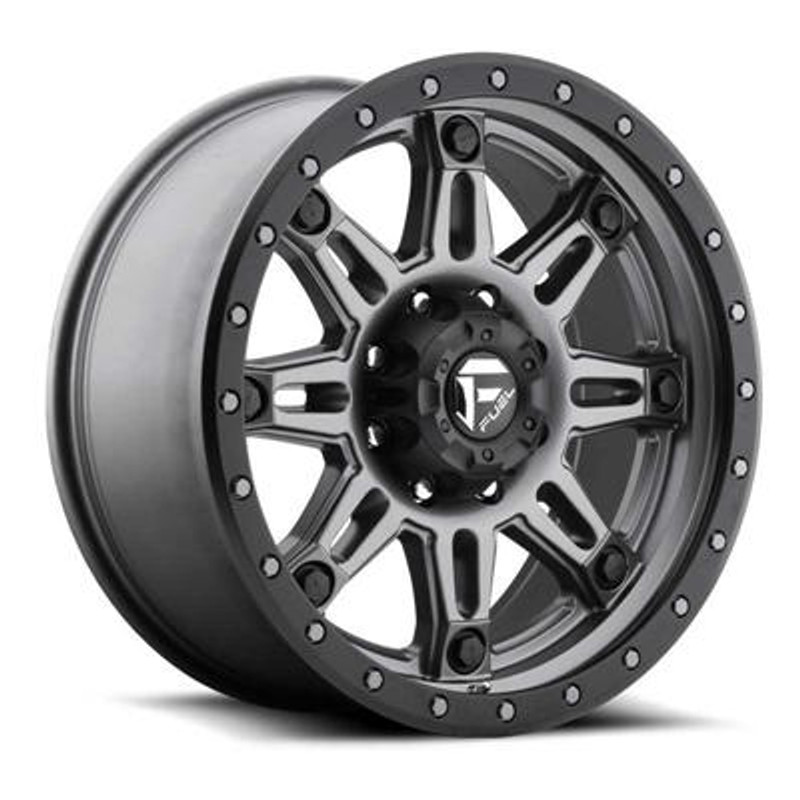 Fuel Off-Road Hostage III Wheel - Matte Anthracite w/ Black Ring Fuel Off-Road Hostage III Wheel - Matte Anthracite w/ Black Ring