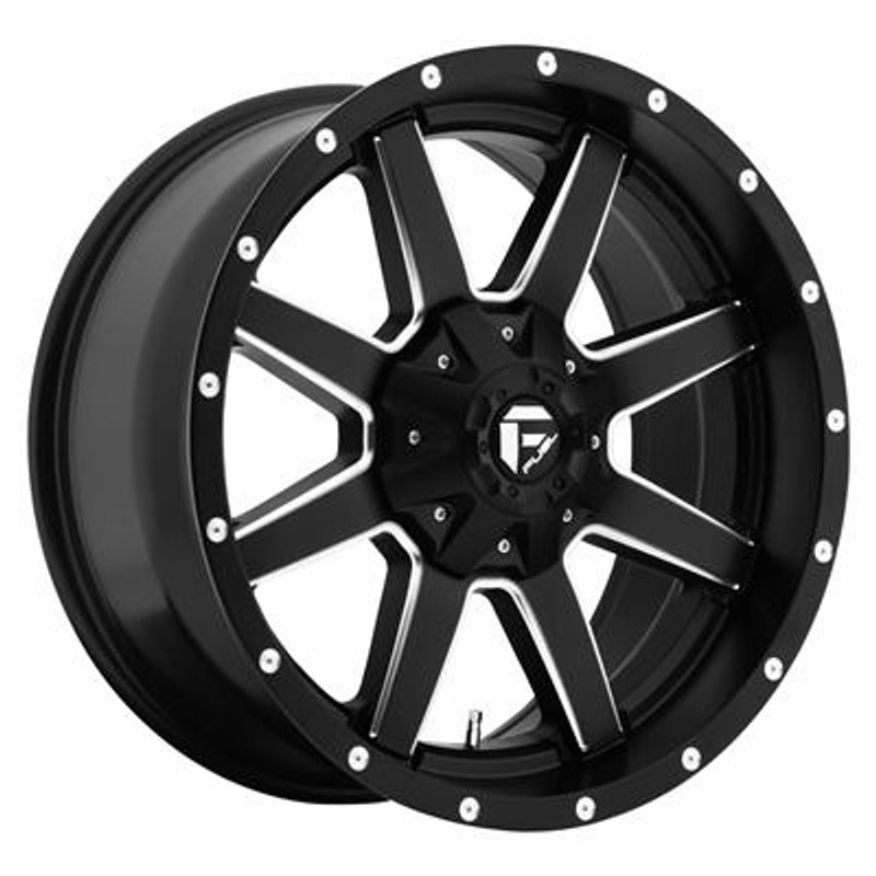 Fuel Off-Road Maverick Wheel - 1-Pc. Black & Milled Fuel Off-Road Maverick Wheel - 1-Pc. Black & Milled