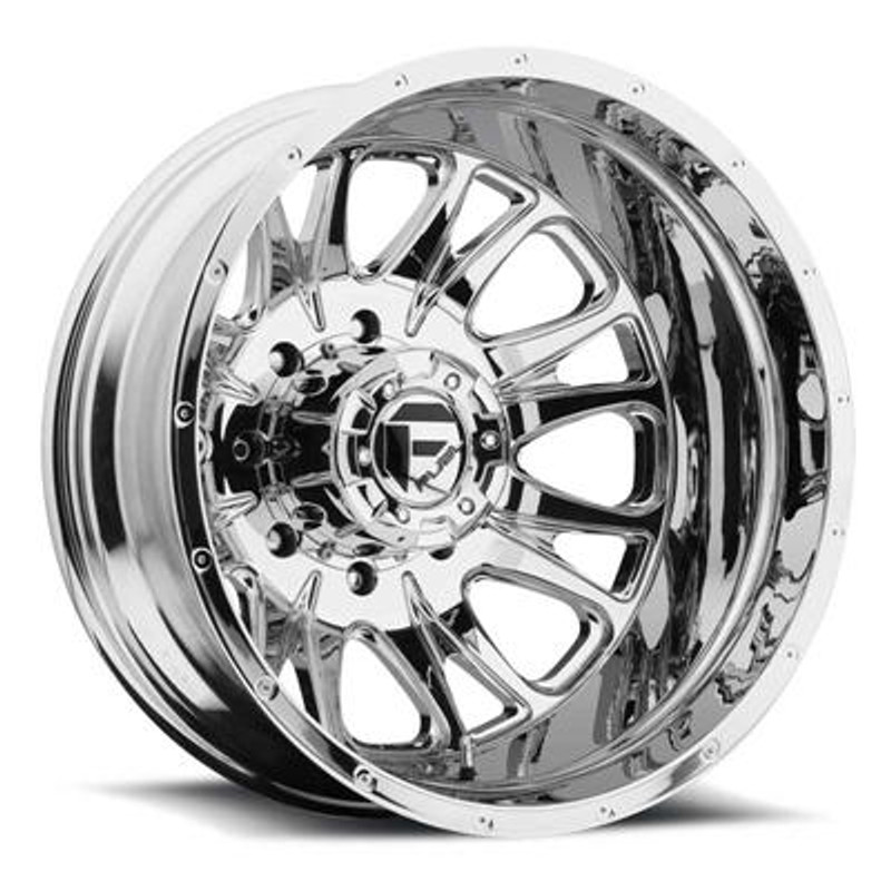 Fuel Off-Road Throttle Rear Dually Wheel - Chrome Fuel Off-Road Throttle Rear Dually Wheel - Chrome