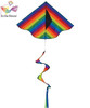 Rainbow Stripe Delta Kite