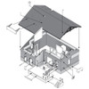 Woodland Scenics O'Leary Distribution HO scale building kit assembly diagram