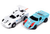 Auto World Thunderjet Chaparral 2F and Ford GT40 HO slot cars
