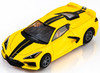 AFX Mega-G+ Corvette C8 accelerate yellow HO slot car 22013