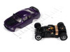 Auto World X-Traction 2007 Dodge Charger R/T purple HO slot car body & chassis